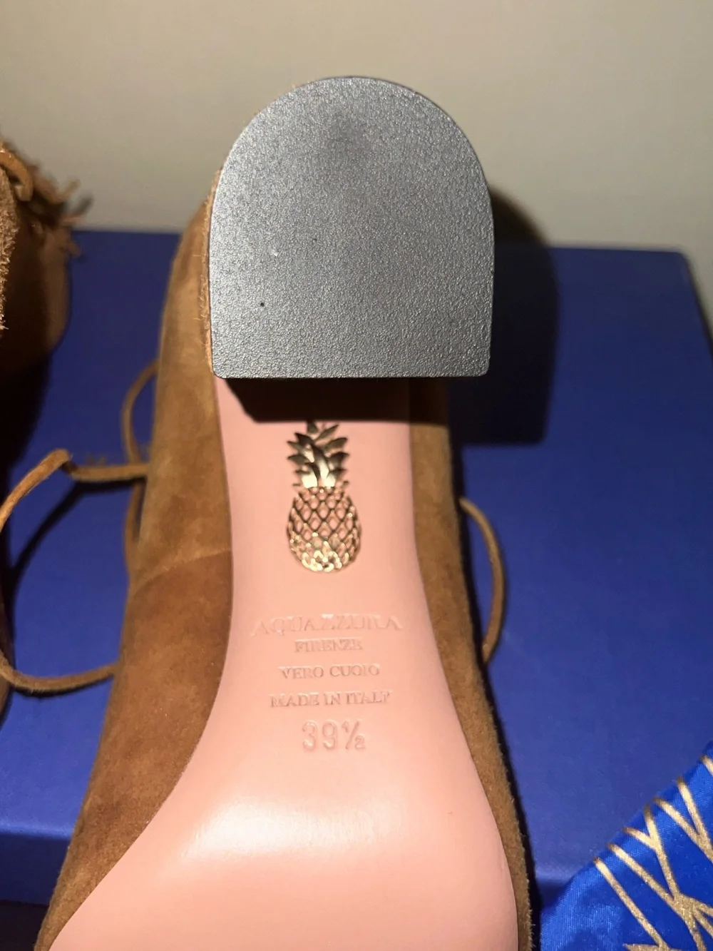 Aquazzura Wild Thing Suede Fringe Pump